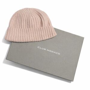 Club Monaco Blush Knit Hat & Scarf Set